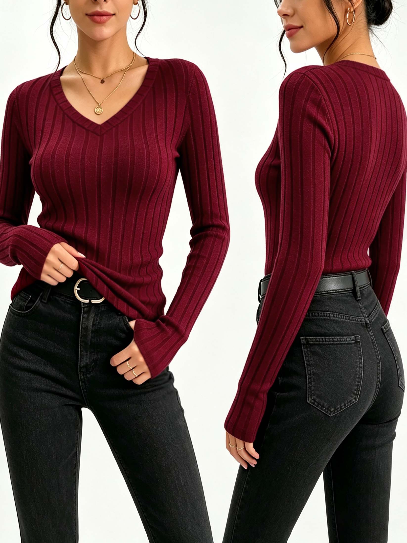 Blouses - بلوزة نسائية ذات ياقة على شكل