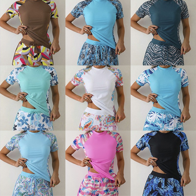 Tops - تانكيني نسائي مع شورت، توب تانكيني
