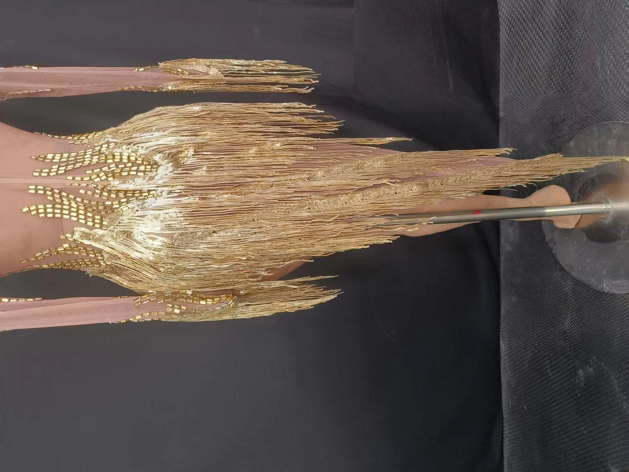 Sparkly Rhinestone Club Party Dress - فساتين قصيرة مزينة بالترتر والشراشيب للنوادي