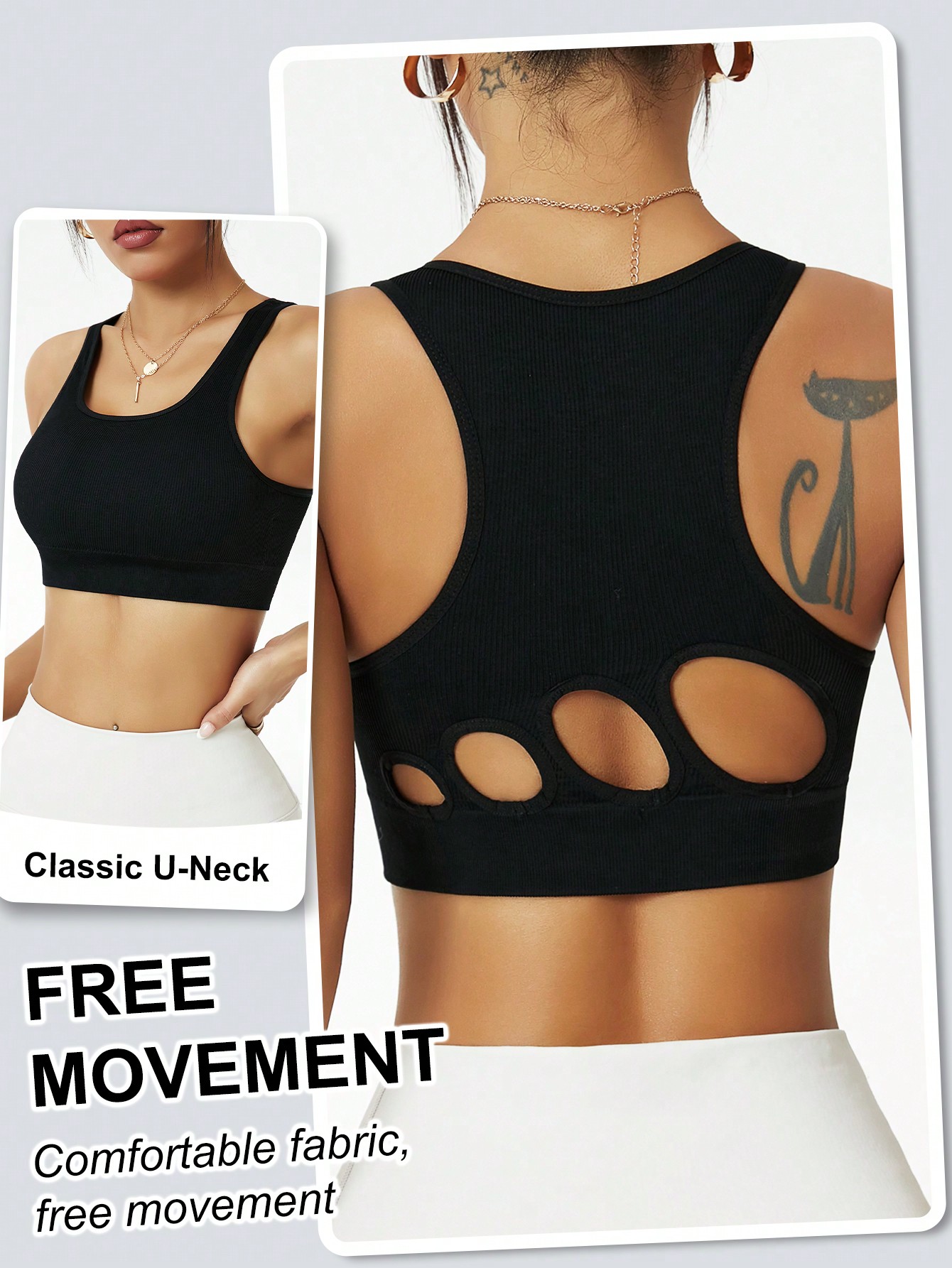 حمالة صدر رياضية نسائية مضلعة  - مراجعة Seamless Ribbed Workout Tank Top وسعره
