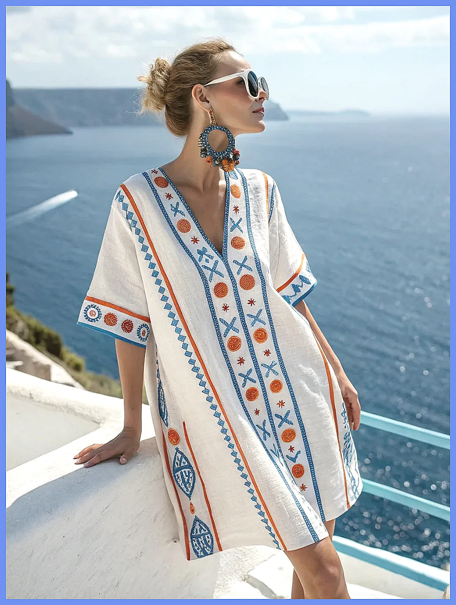 فستان نسائي صيفي 2025 بياقة عل - مراجعة Dresses وسعره