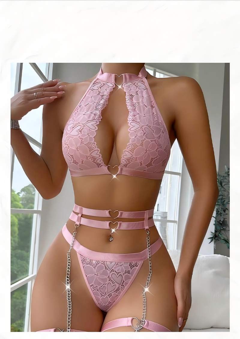طقم لانجري مثير من الدانتيل بت - مراجعة Lingerie وسعره