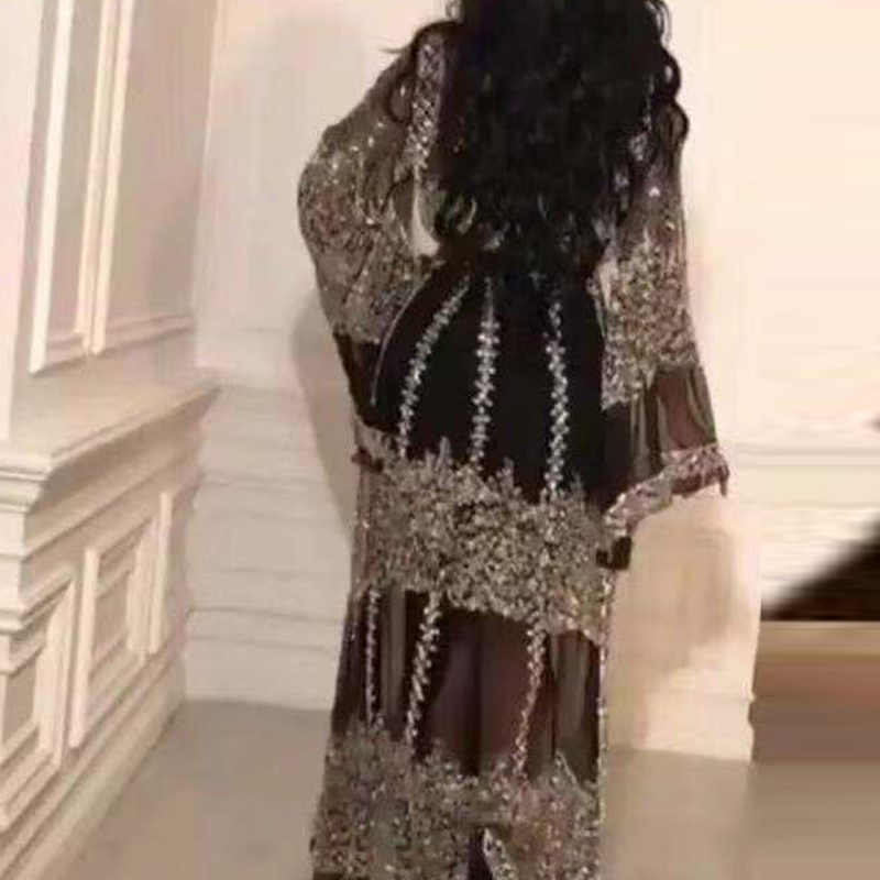 أنيقة المرأة بريق متوهج كم طوي - مراجعة French Vintage Floral Midi Dress وسعره