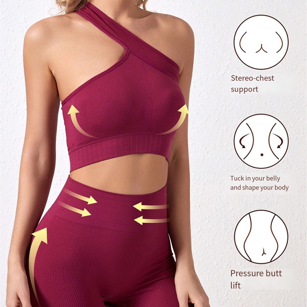 2 قطعة قابلة لإعادة الاستخدام  - مراجعة Seamless Ribbed Workout Tank Top وسعره