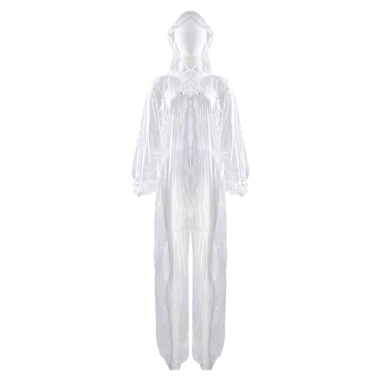 معطف مطر شفاف للبالغين بغطاء ل - مراجعة Tops وسعره