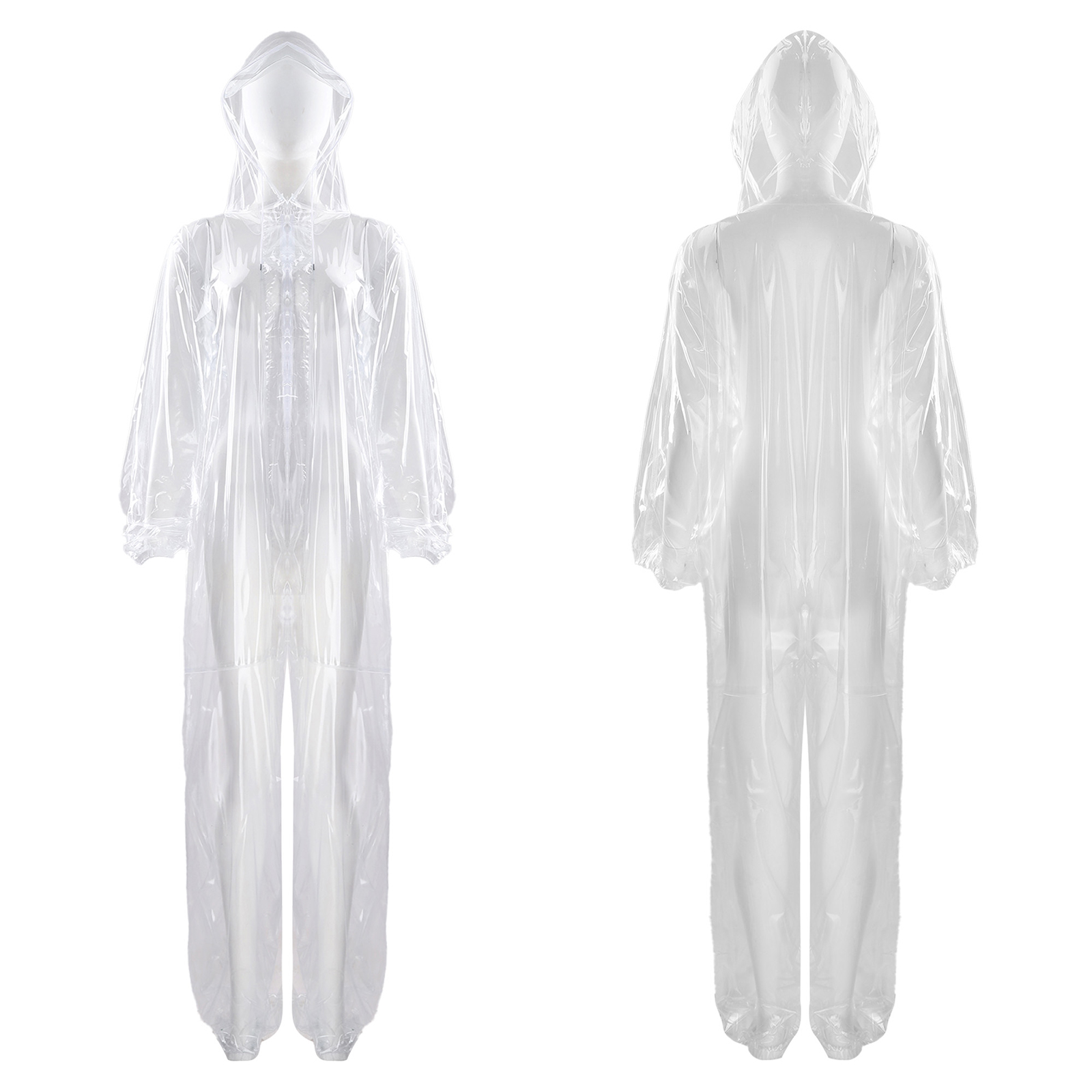 معطف مطر شفاف للبالغين بغطاء ل - مراجعة Tops وسعره