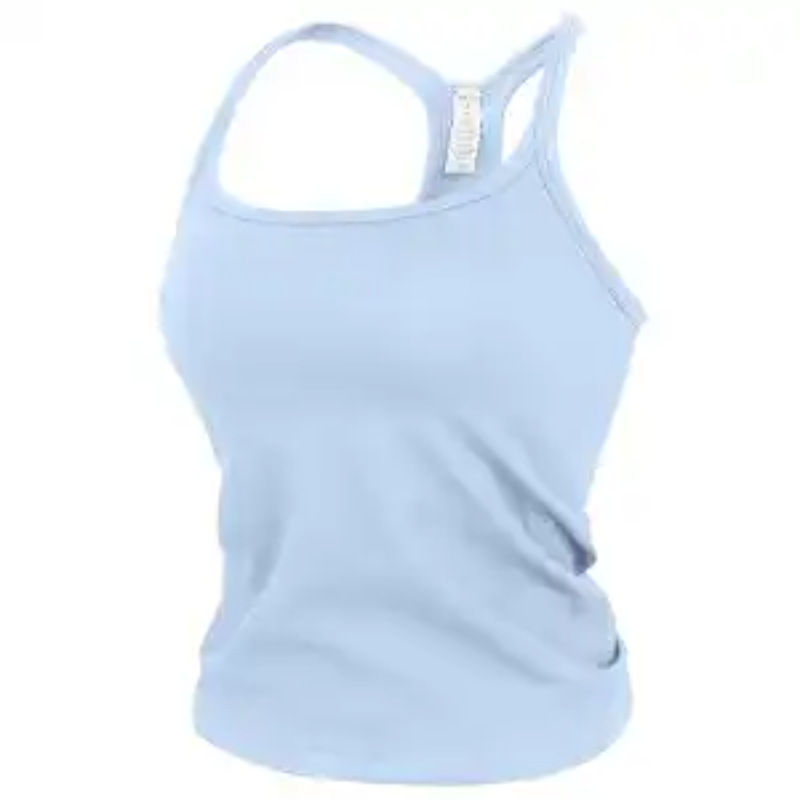 توب نسائي مضلع بدون خياطة مع ح - مراجعة Seamless Ribbed Workout Tank Top وسعره