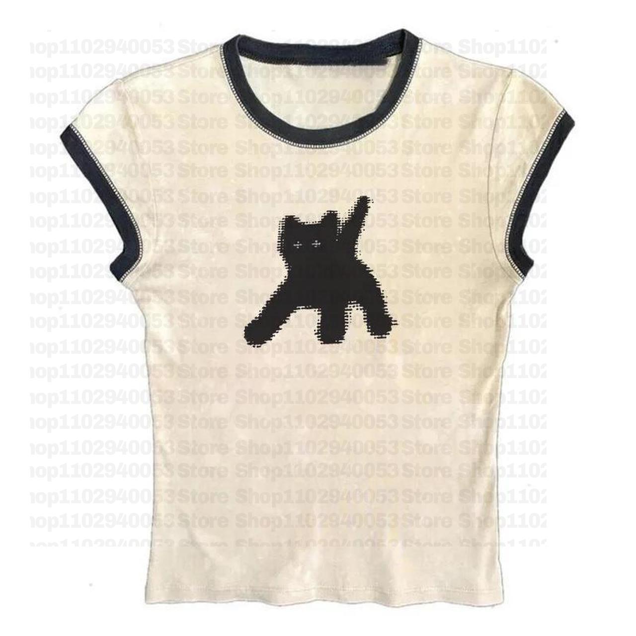 المرأة رسالة الرسم طباعة القوط - مراجعة Y2K Graphic Baby Tee Crop وسعره