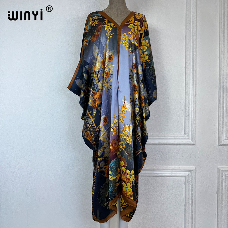 فستان ماكسي طويل من WINYI 2023 - مراجعة Boho Summer Beach Maxi Dress وسعره