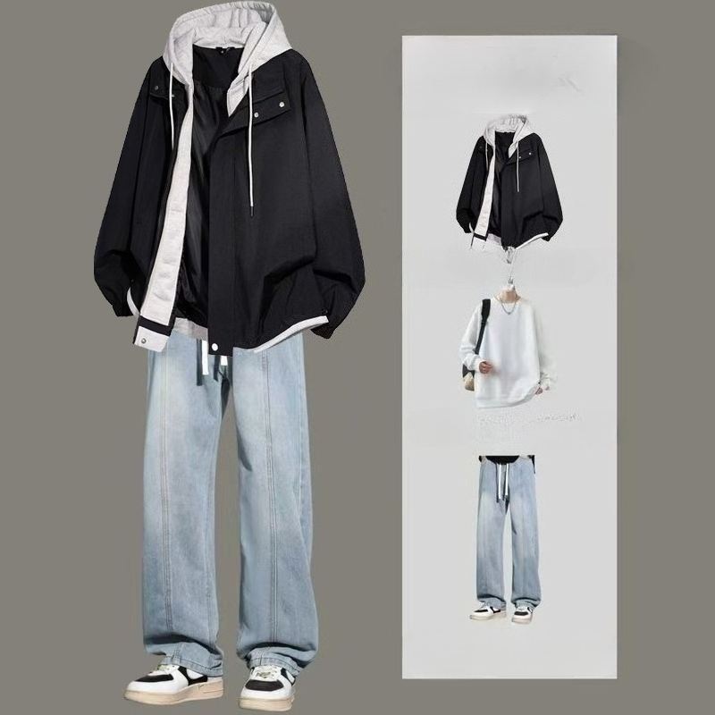 سترة رجالية أمريكية بقلنسوة بت - مراجعة Jeans وسعره