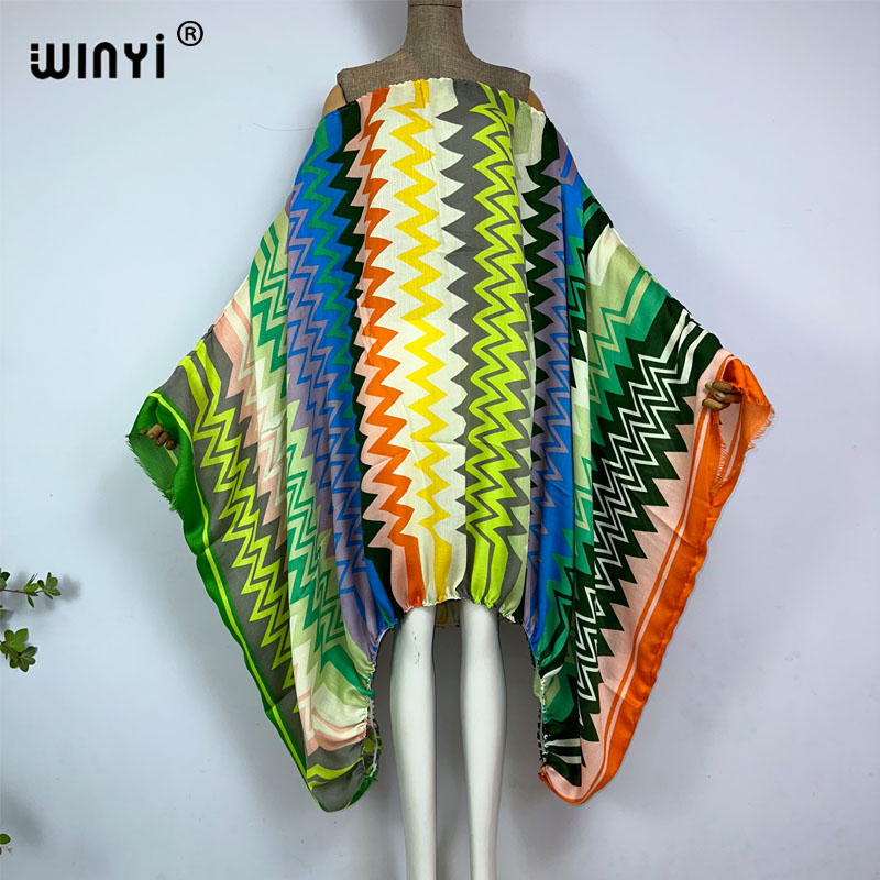 فساتين ماكسي نسائية مثيرة من W - مراجعة Boho Summer Beach Maxi Dress وسعره