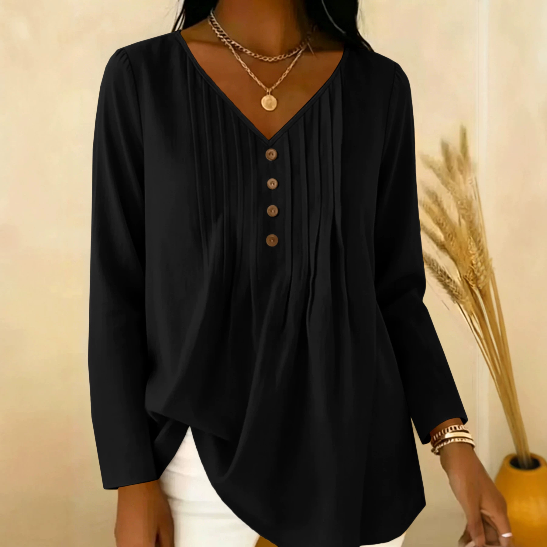 بلوزة نسائية أنيقة لبداية الخر - مراجعة Blouses وسعره