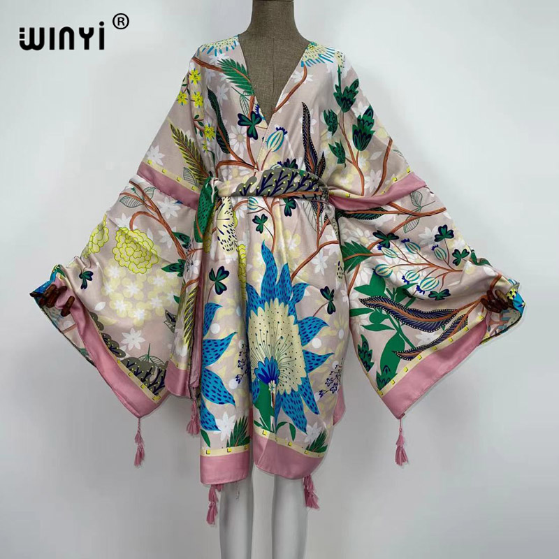فساتين WINYI الخريفية للنساء،  - مراجعة Boho Summer Beach Maxi Dress وسعره
