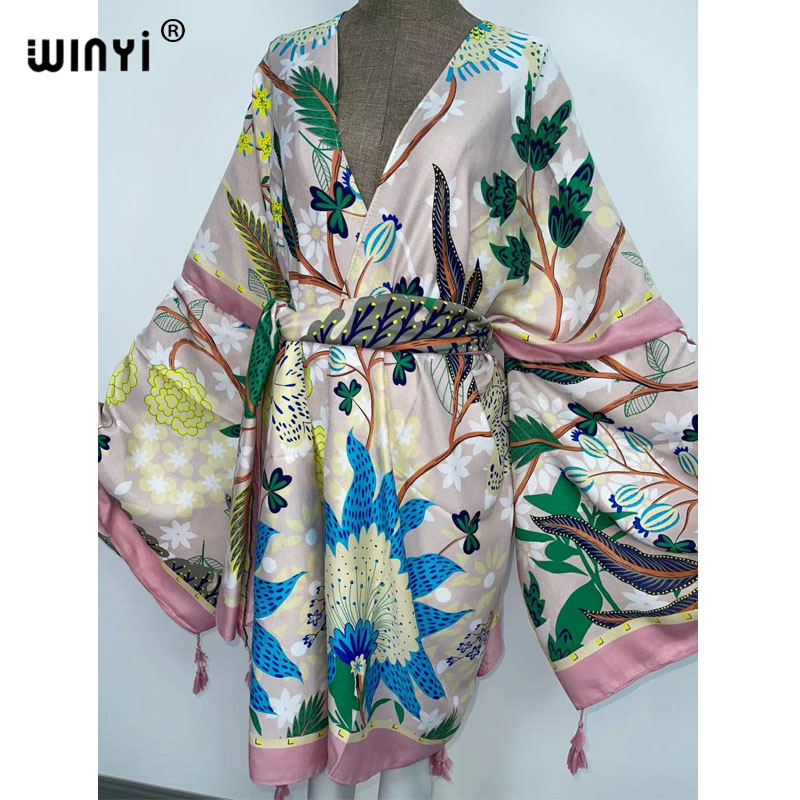 فساتين WINYI الخريفية للنساء،  - مراجعة Boho Summer Beach Maxi Dress وسعره