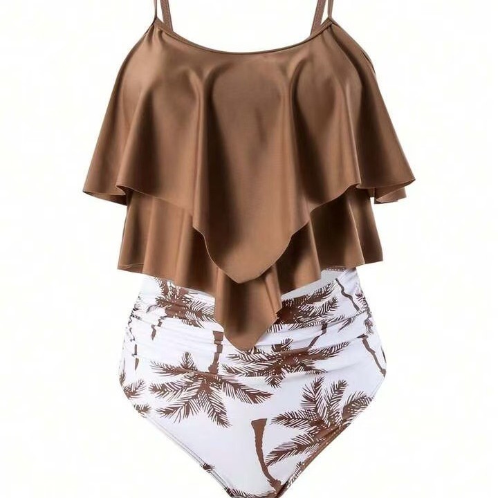 بيكيني نسائي بقطعتين: توب مكشك - مراجعة Swimwear وسعره