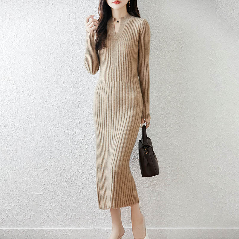 الذكية الحد الأدنى مضلع 2025 ا - مراجعة Bodycon Long Sleeve Ribbed Dress وسعره