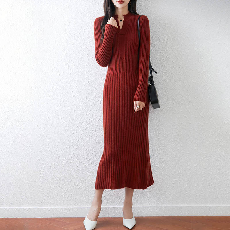 الذكية الحد الأدنى مضلع 2025 ا - مراجعة Bodycon Long Sleeve Ribbed Dress وسعره