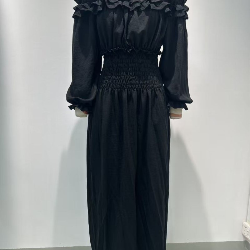 فستان ماكسي نسائي مكشوف الكتفي - مراجعة Off Shoulder Puff Sleeve Sundress وسعره