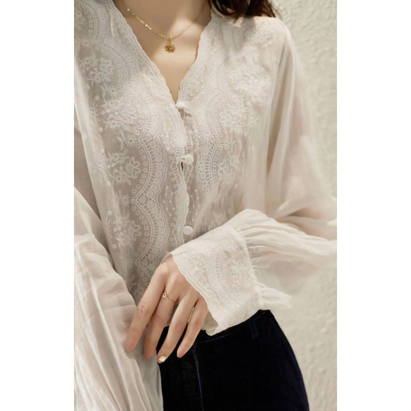 GELITAYIN الخامس الرقبة طويلة  - مراجعة Casual Loose Linen Shirt Dress وسعره