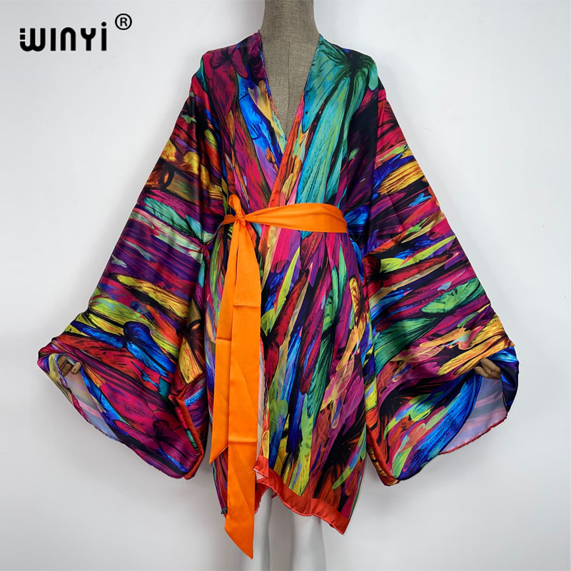 WINYI أنيقة بيكيني للشاطئ الحل - مراجعة Boho Summer Beach Maxi Dress وسعره