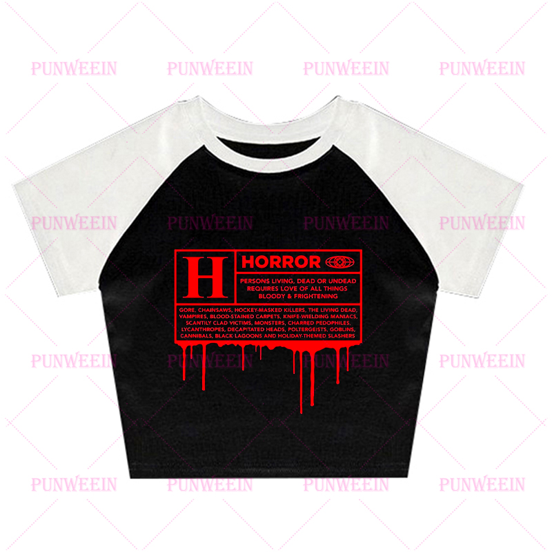 بلوزة كاميسول بطباعة حروف بانك - مراجعة Y2K Graphic Baby Tee Crop وسعره
